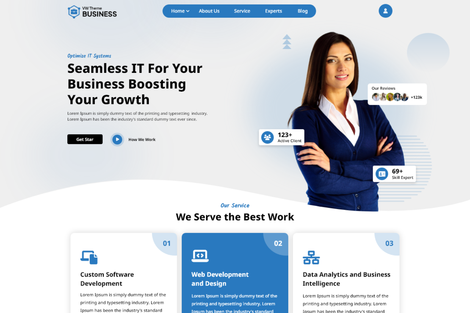 Business Landing Page
